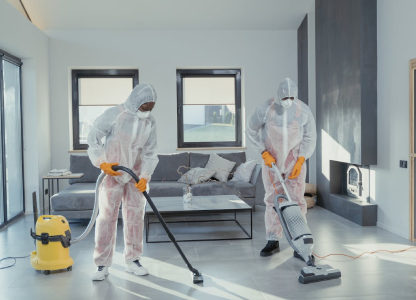 Before and after house cleaning in Southbank, Melbourne